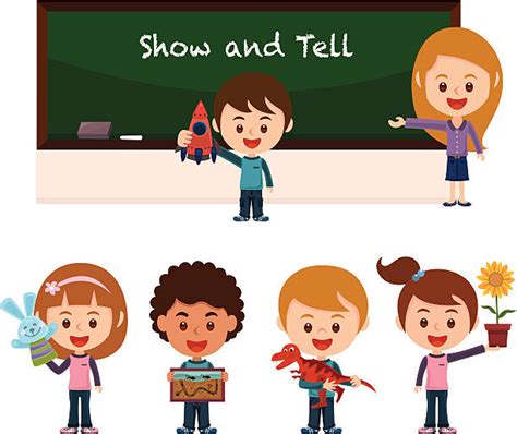 Top 60 Show And Tell Kids Clip Art Vector Graphics And Illustrations