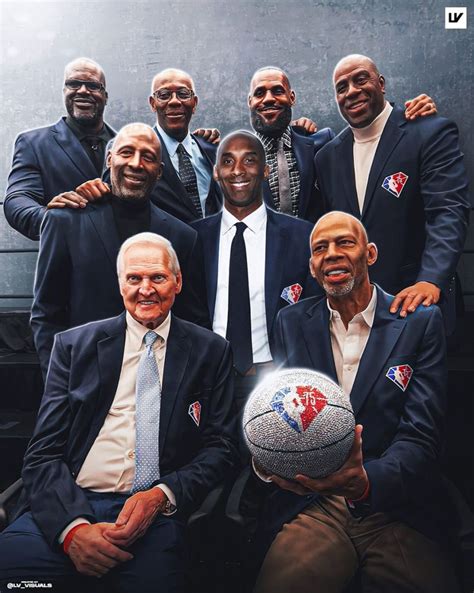 Nba Fan Photoshopped Kobe Bryant Into The Lakers Nba 75 Players