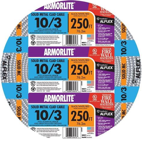Check spelling or type a new query. Shop 250-ft 10/3 Solid Aluminum MC Cable at Lowes.com