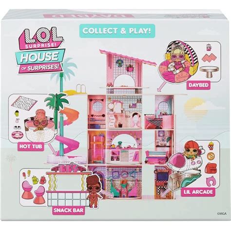 Mga Entertainment Lol Surprise Omg House Of Surprises Daybed Playset
