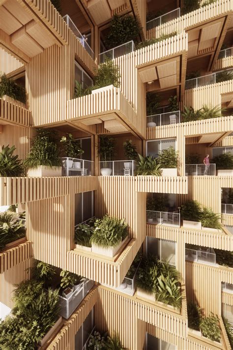Première femme nommée au poste de médiateur des antennes à radio france, emmanuelle daviet va poursuivre le travail accompli, depuis 2015 par bruno denaes, son prédécesseur. Gallery of Penda Designs Modular Timber Tower Inspired by Habitat 67 for Toronto - 2