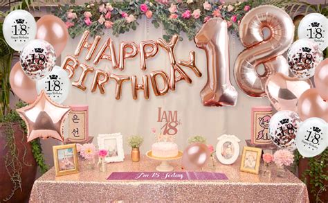 1.2 go to the club; Amazon.com: 18th Birthday Decorations Party Supplies ...