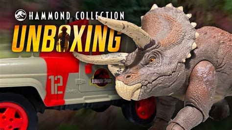 The Best Triceratops Toy Hammond Collection Figure Unboxing — Jurassic