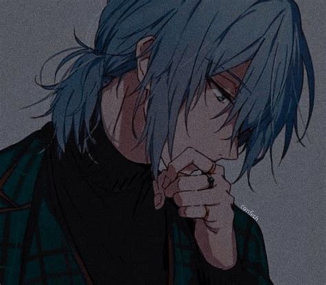 Depressed Aesthetic Anime Boy Pfp Hasami Wallpaper