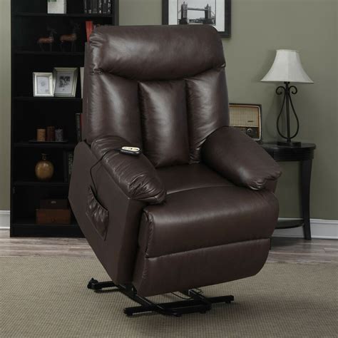 A good recliner chair can make all the difference in the world. Power Lift Recliner Chair Electric Leather Lazy Boy ...