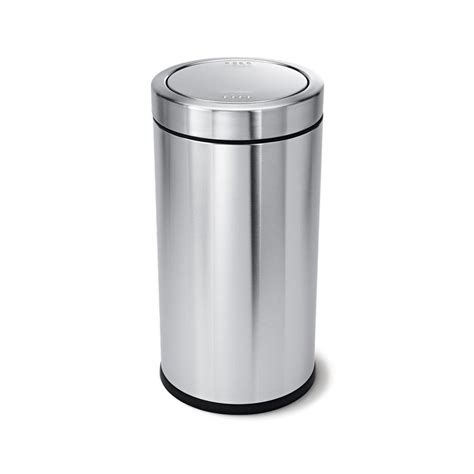 Simple Human Stainless Steel Swing Top Trash Can Cw1442 Free Shipping