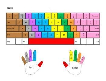 Home Row Typing Practice Printable