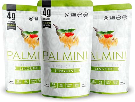 Palmini Pasta Linguine Hearts Of Palm Low Calories Low Carb