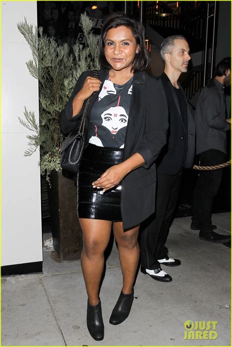 Mindy Kaling Bj Novak Grab Friendly Dinner At Catch La Photo