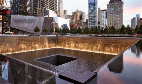 Aerial View Of The 911 Memorial At Ground Zero In Nyc Inhabitat