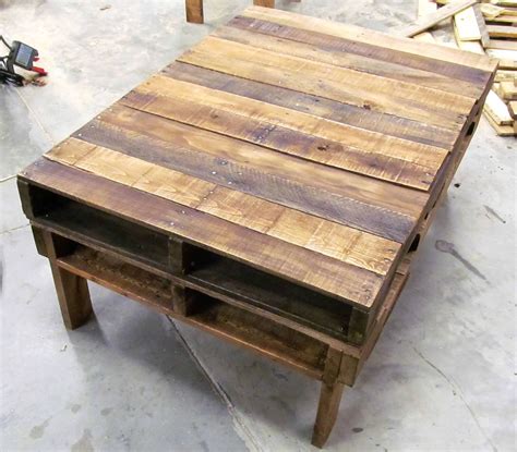 Two Pallet Rustic Pallet Coffee Table • 1001 Pallets