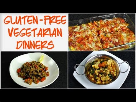 Not only is this super simple to make, it also has no cream of whatever soup in it. Low Fat Gluten-Free Vegetarian Dinner Recipes - YouTube