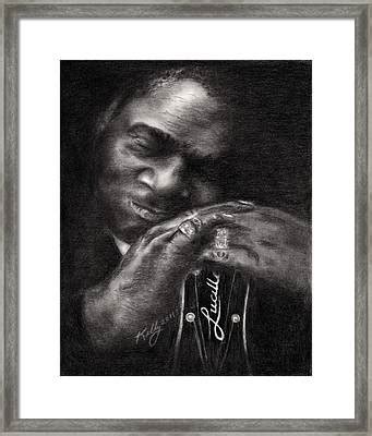 B B King Drawing By Kathleen Kelly Thompson