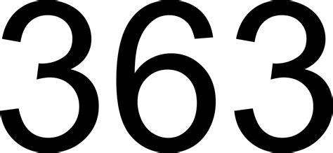 363 — триста шестьдесят три натуральное нечетное число в ряду