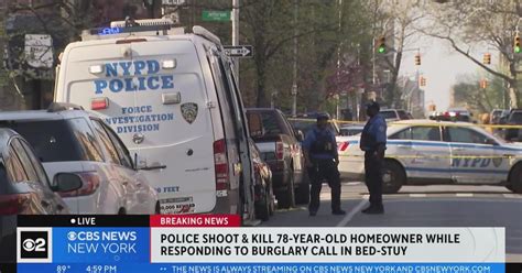 police officers fatally shoot homeowner while responding to burglary cbs new york