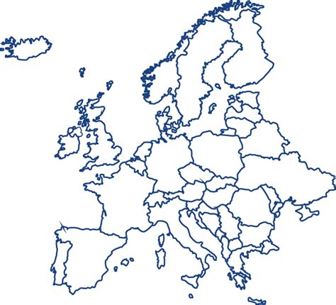 Find europe continent in world map. Europe-Map-White - Acasta Europe Limited