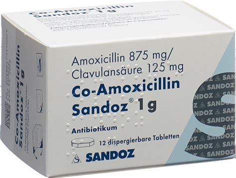 Co Amoxicillin Sandoz Disp Tabletten 1g 12 Stück In Der Adler Apotheke