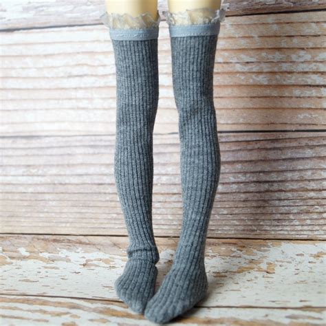 Bjd Grey Stockings Socks Sexy For 13 24 60cm 14 17 44cm Tall Bjd Doll Sd Msd Dk Dz Aod Dd