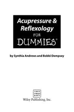 Download Acupressure Reflexology For Dummies ISBN Free PDF OiiPDF COM