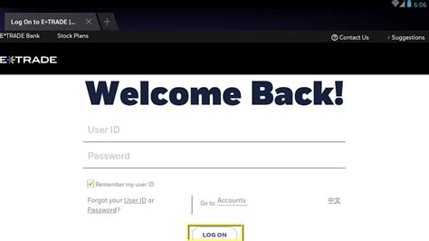 Brokers offer state of the art online trading platforms, mobile trading apps, financial research tools and educational resources. ETrade Login - www.etrade.com - E*TRADE Financial Sign In