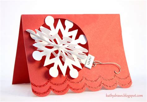 Kathy Draws A Simple Snowflake Card