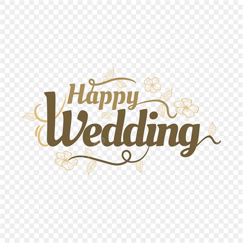 Lettering Typography Design Vector Hd Images Happy Wedding Lettering