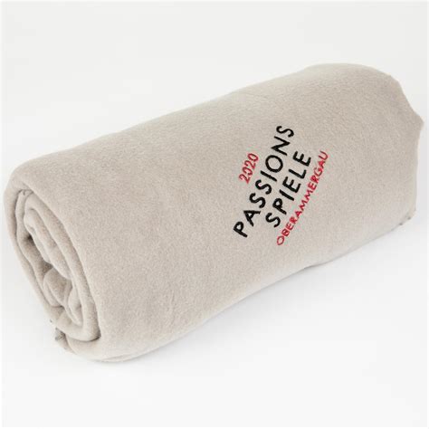 150 x 200 cm farbe: Fleece Decke - PASSIONSSPIELE 2020 Oberammergau Shop