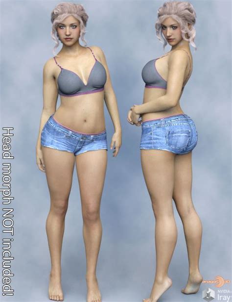 Curvy Body Morphs For G8F Vol 2 3d Models For Daz Studio And Poser