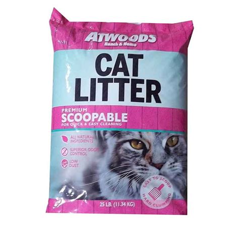 Atwoods Scoopable Cat Litter 25 Lb