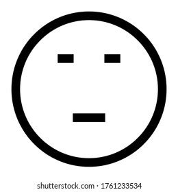 This request will expire in 24 hours. Straight Face Emoticon Images, Stock Photos & Vectors ...