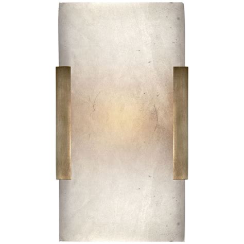 Alabaster And Bronze Clip Wall Sconce By Kelly Wearstler