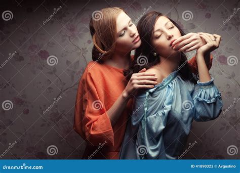 Two Gorgeous Girlfriends Making Love Stock Image Image Of Beautiful Background