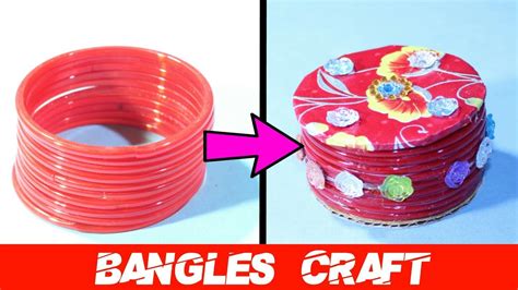 Diy Best Out Of Waste Old Bangles Craft Idea Cool Craft Idea