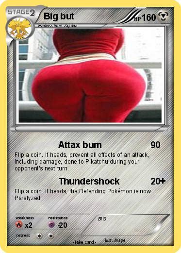 Pokémon Big But 4 4 Attax Bum My Pokemon Card