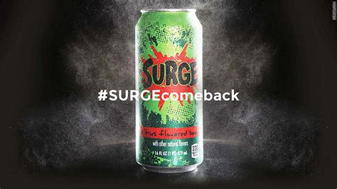 Surge Soda Returns To Store Shelves