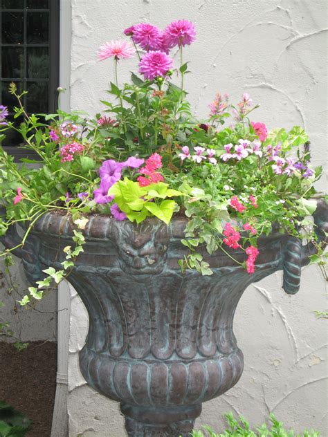 Garden Urn Planting Ideas French Inspired Outdoor Wire Planters