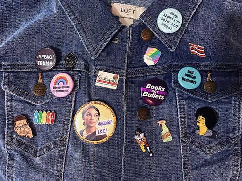 My Current Denim Jacket Pin Collection This Is Noelle