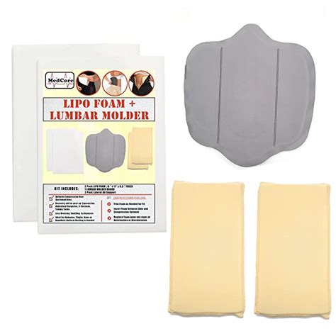 Buy Lipo Foam Post Surgery Kit 2 Lip Foam Boards 1 Wide Ab Board 2