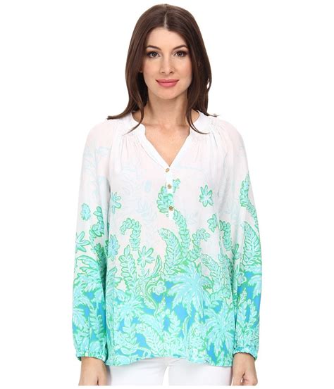 Lilly Pulitzer Lilly Pulitzer Elsa Top Resort White Palm Party Engi