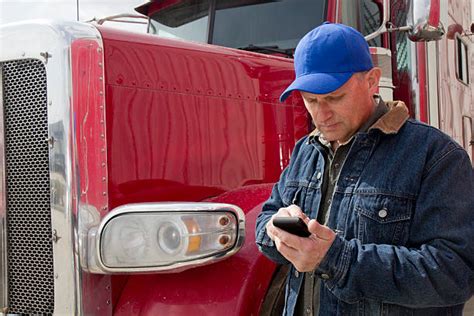 Truck Driver Phone Stock Photos Pictures And Royalty Free Images Istock