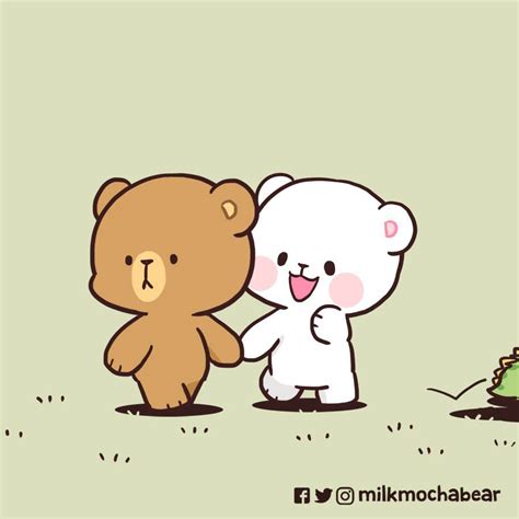 Milk And Mocha On Twitter Cute Bear Drawings Cute Love Cartoons Cute Love 