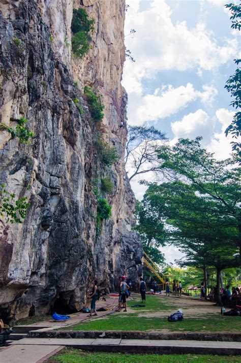 Get your dose of adrenaline at gua damai extreme park. Rock Climbing in Damai Wall, Batu Caves - Andy Saiden