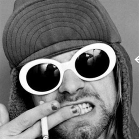 Celebrating the legacy and art of kurt cobain. sunglasses, kurt cobain, white, round sunglasses, sunnies ...