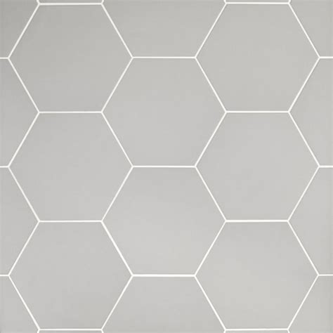 Grey Hexagon Floor Tile Bathroom Sdbath