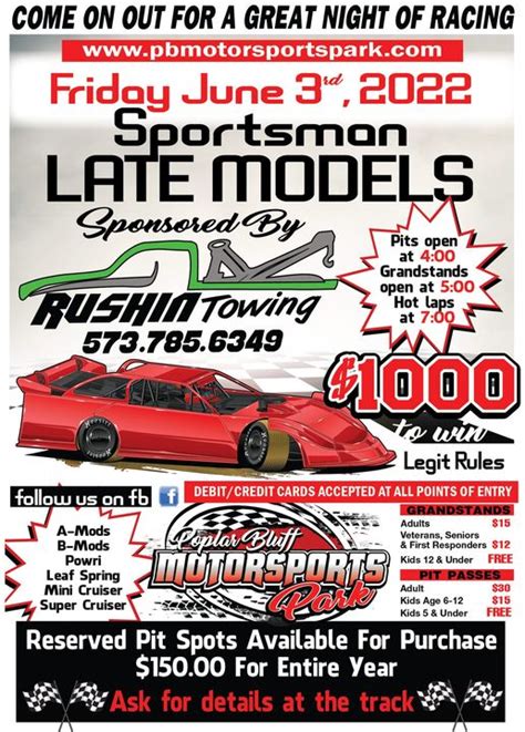 Sportsman Late Models Coming To Poplar Bluff Poplar Bluff