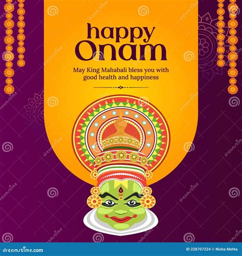 Banner Design Of Happy Onam Stock Vector Illustration Of Culture