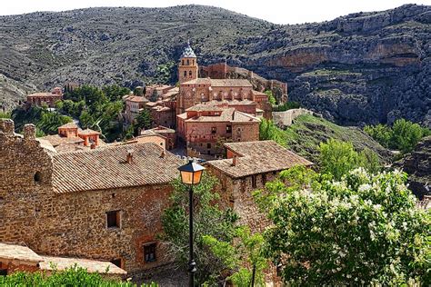1366x768px Free Download Hd Wallpaper Albarracin Village Valley