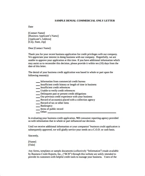Use our sample unemployment denial appeal letter as a template for your appeal letter. FREE 8+ Sample Denial Letter Templates in MS Word | PDF