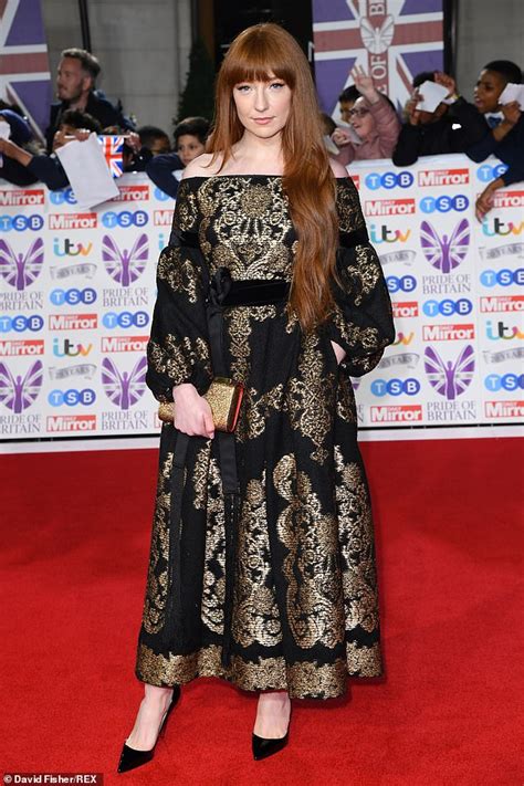 Pride Of Britain Awards Nicola Roberts Wears Black And Gold Gown