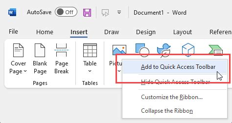 Quick Access Toolbar In Excel